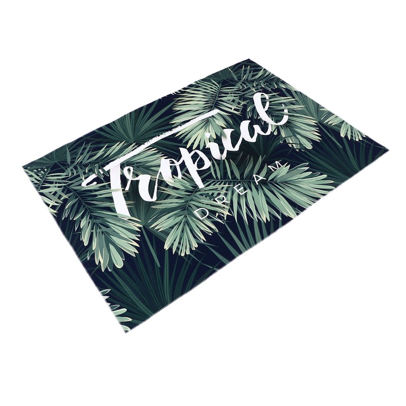 Tapestry Beautiful Green Plants Background Wall Decoration Tapestry for Living