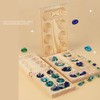 Folding African Stone Game Wooden Intellectual Logic Thinking Training Parent