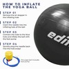 EDIFIT, Exercise Ball, 55, 65 and 75, Pezziball, Including Inflator,