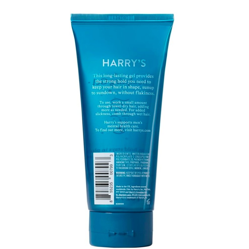 Harry's Harry's Sculpting Gel, Sets Firm Structure, Firm Hold, 6.7