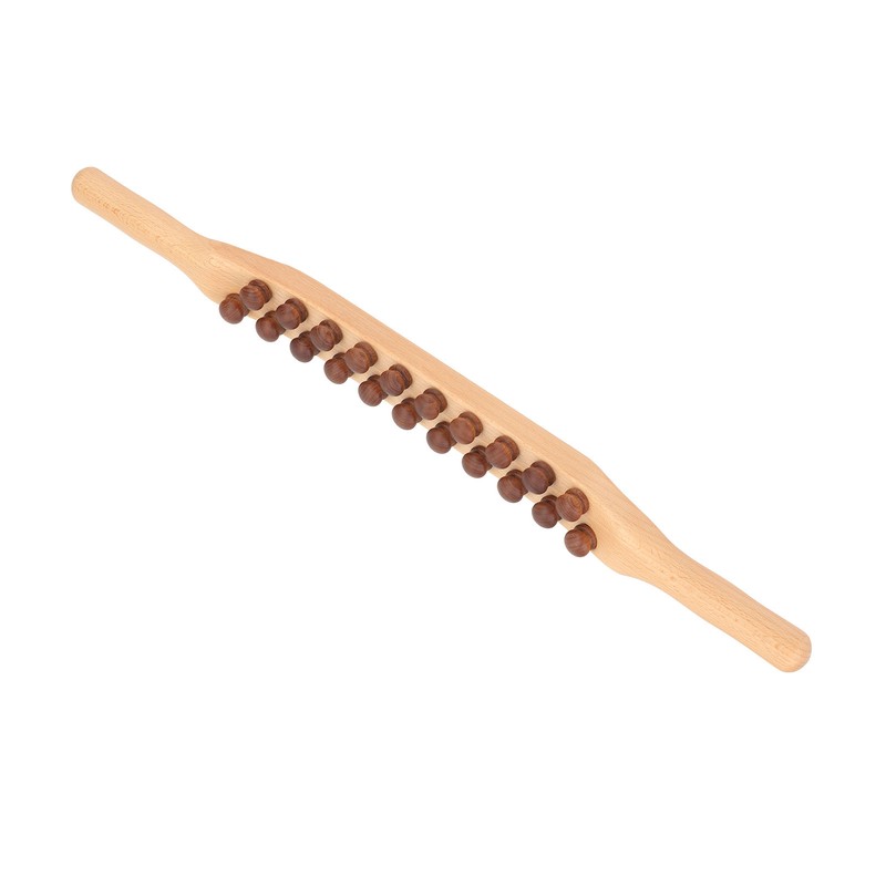 Wooden Scraping Stick Relieve Fatigue Reduce Soreness Double Sided Massage