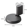 VACNEA Heavy Duty Windproof Door Stopper, Mechanical Height Adjustable Floor