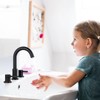 FGKQ Black Bathroom Faucet for Sink 3 Hole, Bathroom Sink
