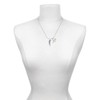 Delight Jewelry Silvertone Large Blue Crystal Lightning Bolt - Silvertone