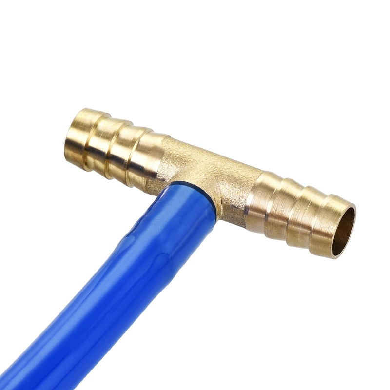 uxcell Reducing Barb Hose Fitting Tee T Shape Pipe Connector