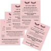 Lash Extension After Care Instruction Cards for Clients | Post
