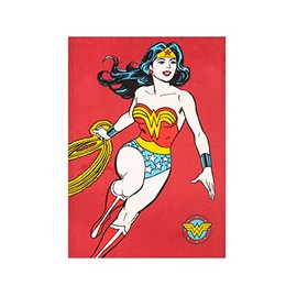 Excelsa Wonder Woman 100% Cotton Tea Towel 70cm x 50cm Button Hole