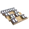 Angimio Bamboo Spice Rack Drawer Organizer - 8 Pieces Set-