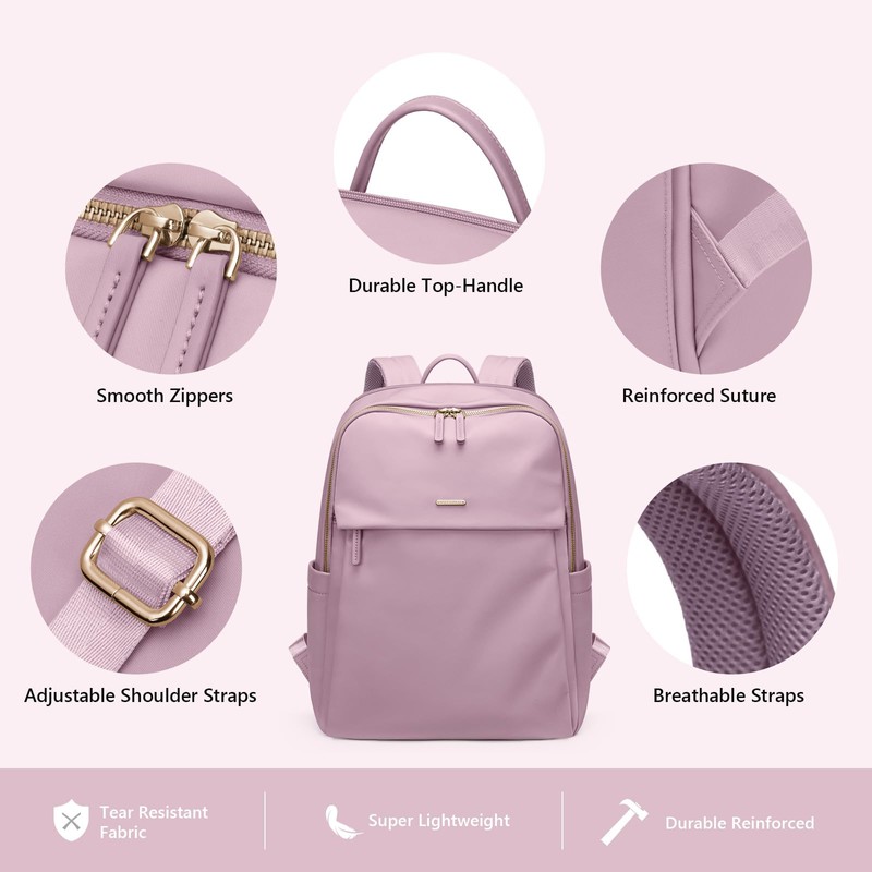 Women Laptop Backpack with Separate Laptop Compartment Fits 14 Inch