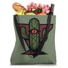 Cursed Cactus Haunted Desert Plant Meme Art Tote Bag