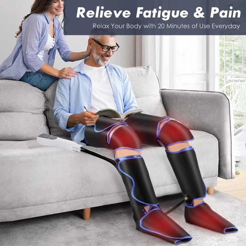 OYAJIA Leg Massager for Circulation, Air Compression Calf Knee Foot