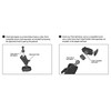 ARKON Mounts 25mm Ball to 17mm Ball Adapter SP25MM17