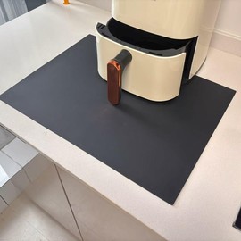 Cafunner Silicone Heat Resistant Mat - 2MM Thick Countertop Protector