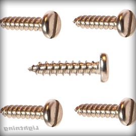 New Pack of 50 Pcs Slotted pan Head Sheet Metal TappingMetal Machine Screws Kit Stainless Steel #14X3/4" inch Set Warranity by Pr-Merchant