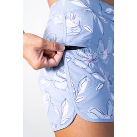 Maui Rippers Pantalones cortos de natación elásticos en 4 direcciones para mujer de 5 pulgadas, Dawn, 12