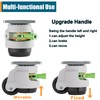 TESUMI Heavy Duty Leveling Casters Set of 4, 2200LBS Load