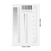 IMIKEYA Chest Card Scale Film Ruler Transparent Defect Detection Tool