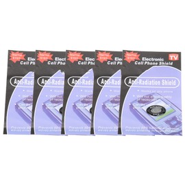 Pomya Etiquetas Engomadas del Teléfono Celular de la Protección de 5G EMF, 2 en 1 Etiquetas Engomadas de la Radiación EMF para la Tableta