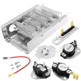 Heating Element fit for Roper Whirlpool Dryer RED4516FW0-279838 W10724237 2406028 Heating Element fit for Roper Dryer Heating Element RED4640YQ0 RED4440VQ1 REX4634KQ1 RED4440SQ0 RED4340SQ1 prime&swift