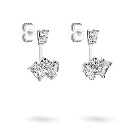 Tamaris Hoop earrings TJ-0398, Stainless Steel, Cubic Zirconia