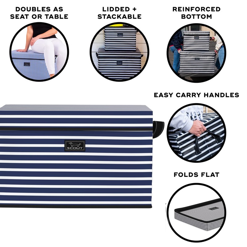 SCOUT Rump Roost LG - Large Lidded Storage Bin with