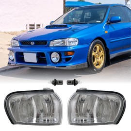USR DEPO 95-01 Impreza Corner Lights - Front Cornering Parking Turn Signal Lamps (Left + Right) Compatible with 1995-2001 Subaru Classic Impreza GC8 GF8 (Crystal Style Clear Lens)