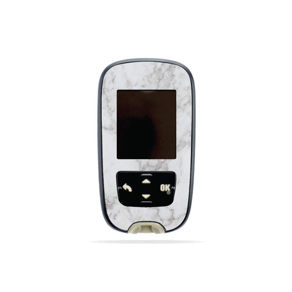 MightySkins Skin Compatible with Accu-Chek Guide - Frost Marble |