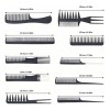 Launer 10 Unids/set Peluquería Peine Conjunto Profesional + Capa