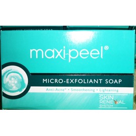 Maxi Peel Papaya Expoliant Soap Blemish Removal Smoothening Whitening 125 g Product of the Philippines by Maxi