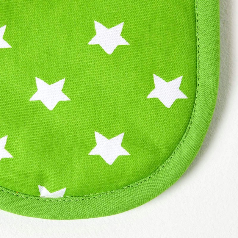 HOMESCAPES - Pure Cotton Double Oven Glove - Stars -
