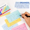 BAZIC 100 Ct. 3" X 5" Ruled Colored Index Card