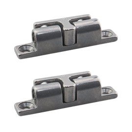 Guifeng 2PCS Solid 304 Stainless Steel Door Suction Bumper Bead Clip Spring Cabinet Latch Tumbler Lock for Wardrobes/Closets/Drawers