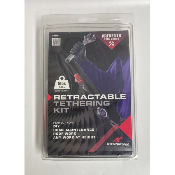STRONGHOLD 11401 STRONGHOLD BY PSG RETRACTABLE TETHERING KIT 5LBS MAXIMUM