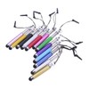 PartyKindom 12 Retractable Capacitive Stylus Pens Ball Pull Capacitive Stylus