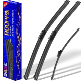 3 wipers Replacement for VW Volkswagen Tiguan 2007-2017, Windshield Wiper Blades Original Equipment Replacement - 24"/21"/13" (Set of 3) Top Lock