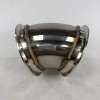 Unbranded 3.5" to 3.5" V-Band 45 Degree Elbow Adapter (3.5"