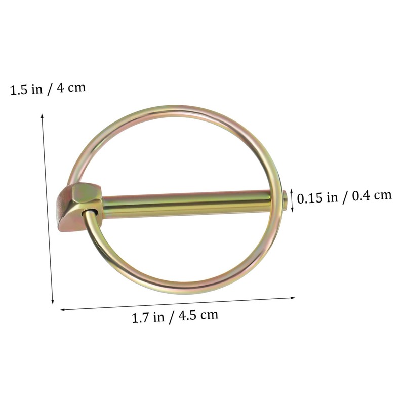BUGUUYO 10pcs Heavy Duty Pin Locking Clips for Tractors Lawn