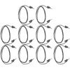 10 Set Banana Plug Test Leads Male to Male Brass