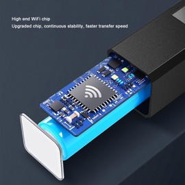 Cordless Endoscope, Portable WiFiBorescope with 600mAh Battery, Display Screen, WiFiBorescope Camera for Pipe Inspection