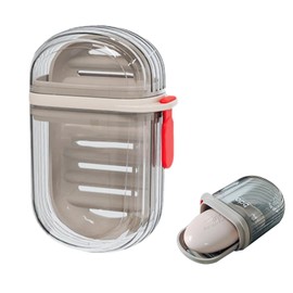 XINCHENG Travel Soap Case, Travel Soap Dishes with Lids, Travel Soap Box, Waterproof and Leakproof Soap Travel Case, Soap Holder Travel for Bathroom, Camping, Gym