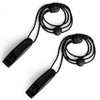 YueJieSelected Pack of 2 signal whistles (black)