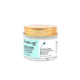 Cream Shop Korean Skin Care |Overnight Gel Mask for Moisturizing and Anti-Aging Brightening Relief Facial Skincare - 2.36 oz (Collagen) / 크림 샵 코리안 스킨케어 | 보습 및 안티에이징 브라이트닝 릴리프 페이셜 스킨케어를 위한 오버나이트 젤 마스크 - 2.36온스(콜라겐)