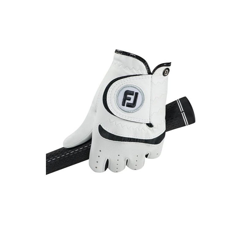 FootJoy Golf Gloves, FJ Junior Gloves, Boys, White, Junior ML