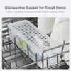 Keiwhsly Dishwasher Basket for Small Items, Dishwasher Silverware Holder for