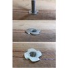 PARCO Drive-in Nuts M10 x 11 mm, Galvanised, Pack of