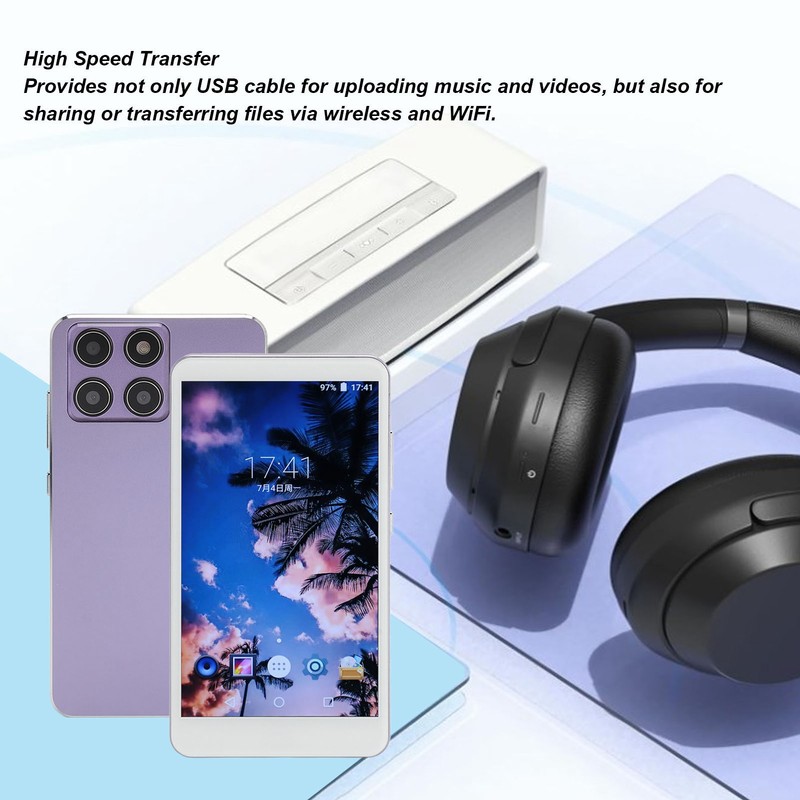 5.0inch MP4 Player HD Noise Reduction 1920x1080 IPS Touchscreen Bluetooth