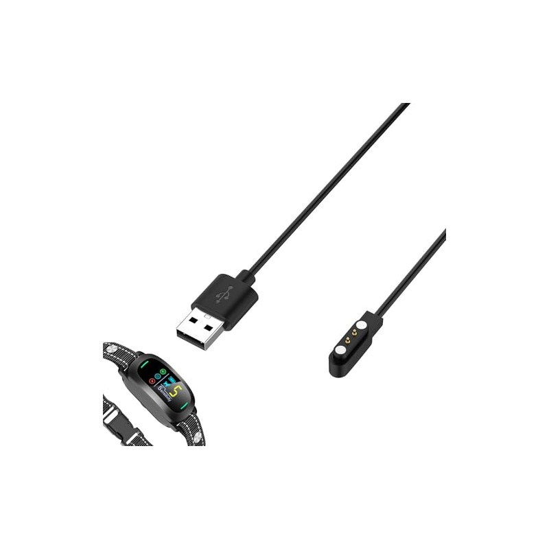 Charger Replacement Only for BIBYDOR Bark Collar, Magnetic Charging Cable,