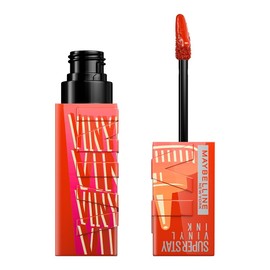 Maybelline labial líquido brillante de larga duración Superstay Vinyl Ink Sauce collection edición límitada tono Salsa 200, 4.2ml