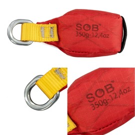 SOB Outdoor Throw Weight Bag 250g/300g/350g Arborist Durable Climbing Rope Bag Multi Throw Bag Tree Rock Spelunking (350g-Red)