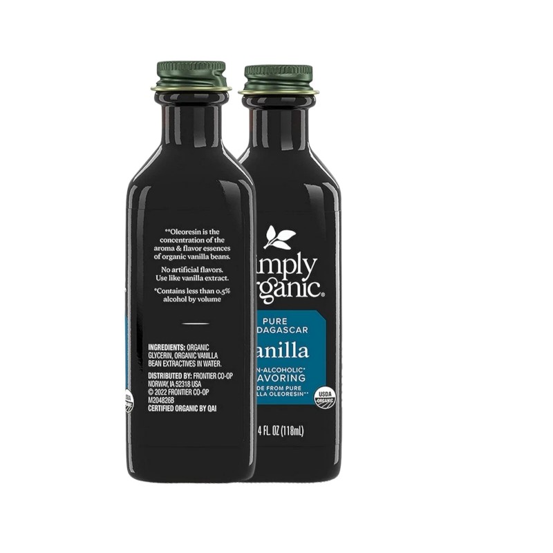 Simply Organic Organic Vanilla Non Alcoholic 4oz Simply Organic Madagascar